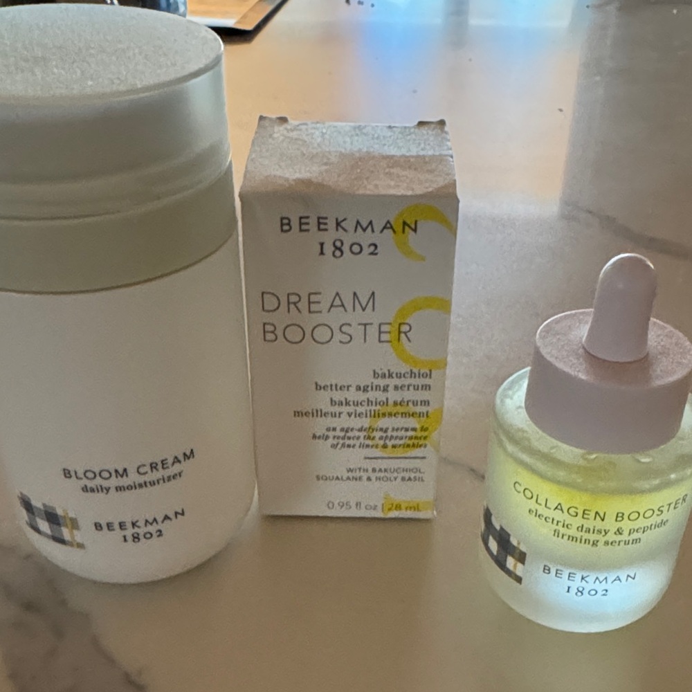 Beekman 1802 Skincare Set in White and Yellow